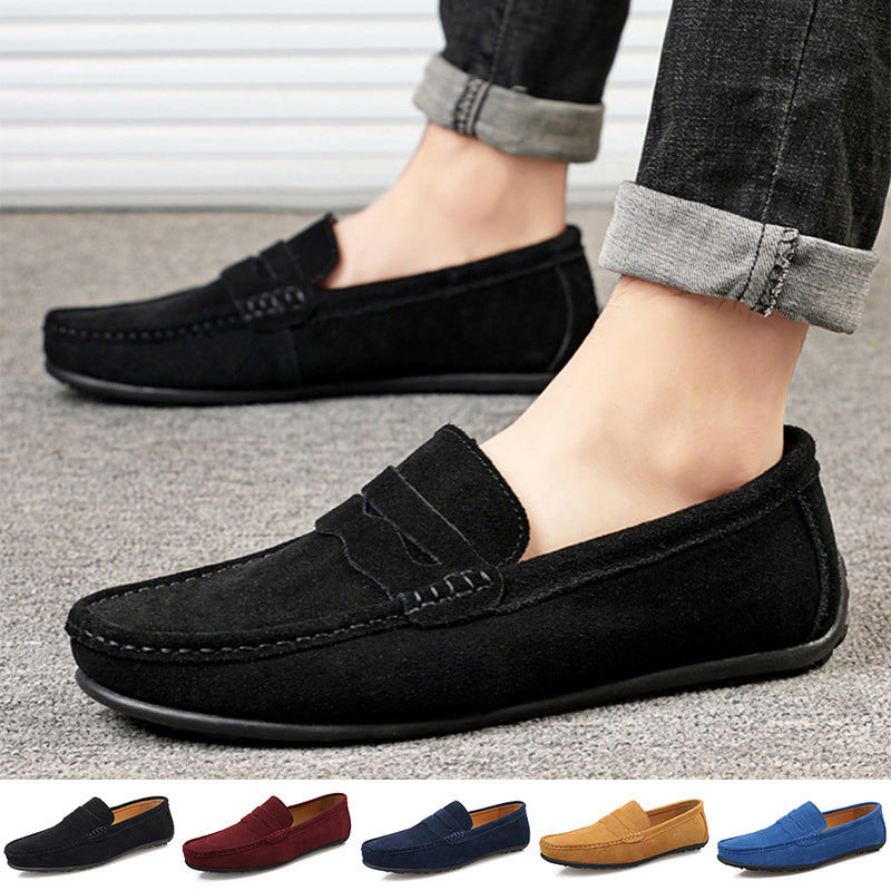 Suede Loafers