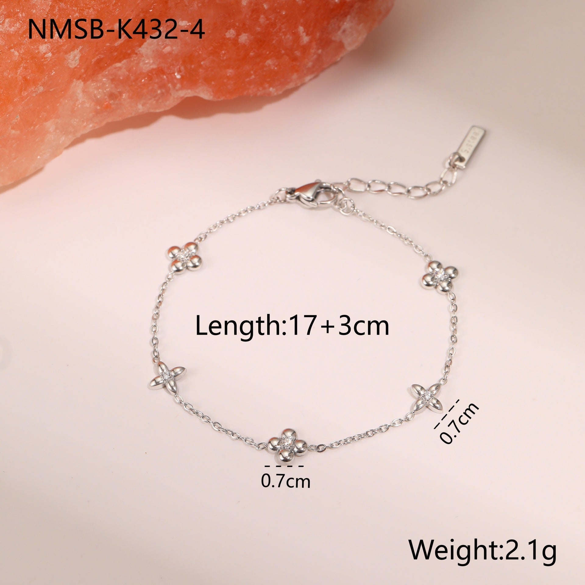 Titanium Steel Bracelet 18K Gold