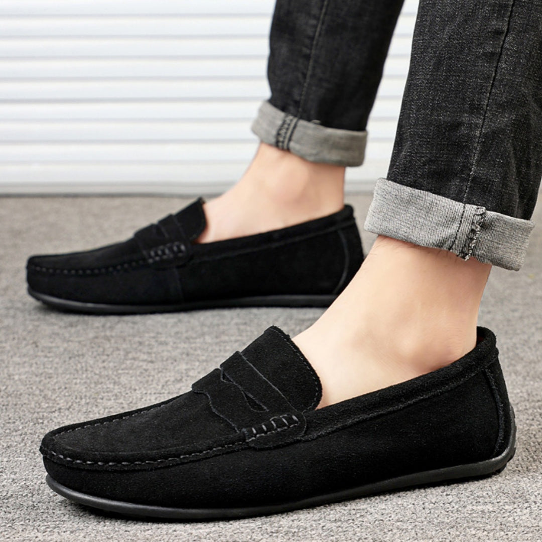 Suede Loafers