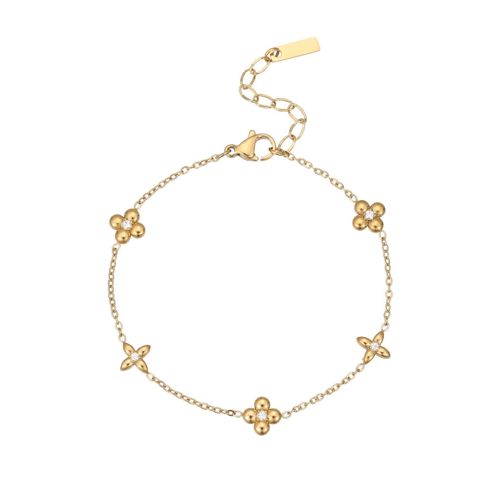 Titanium Steel Bracelet 18K Gold