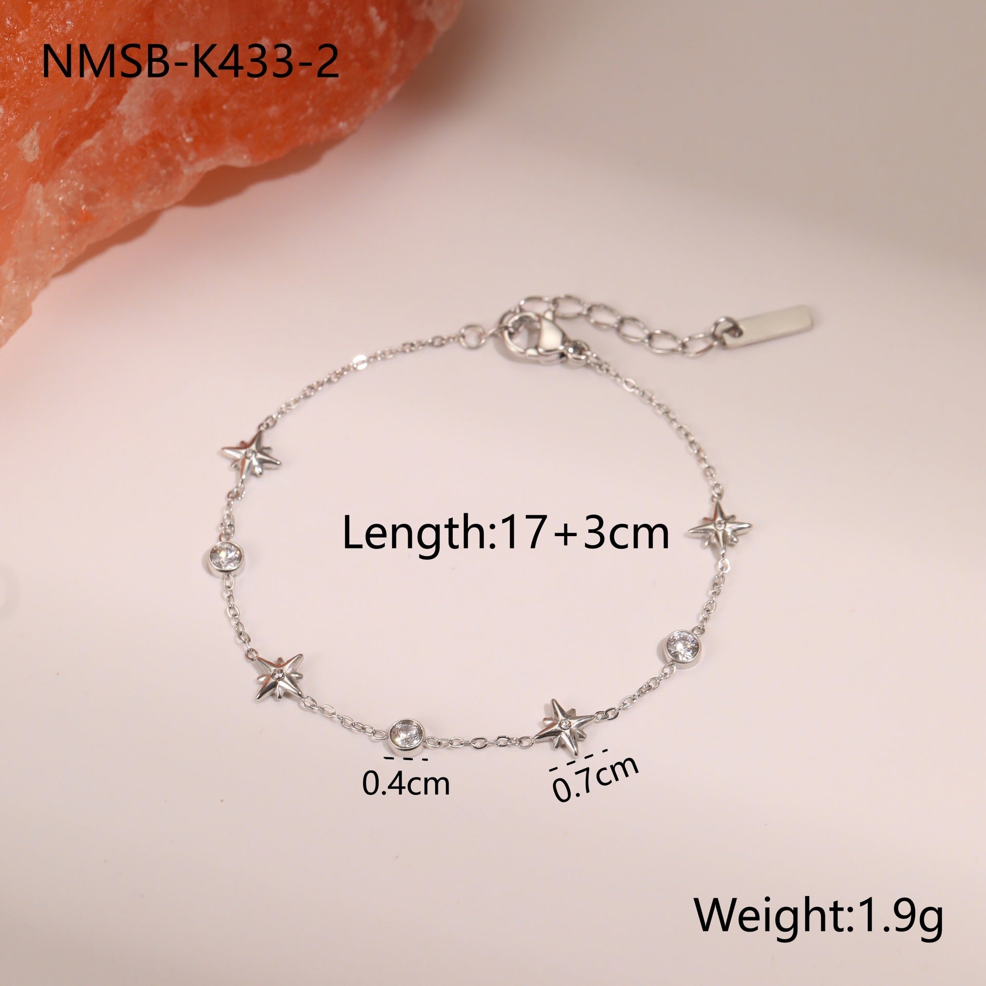 Titanium Steel Bracelet 18K Gold