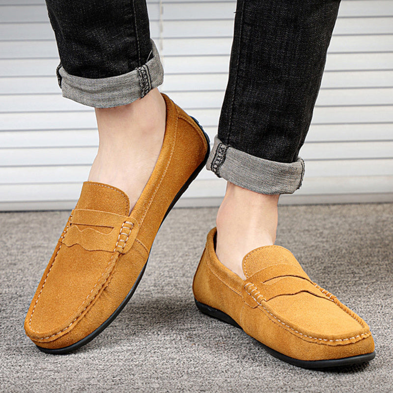 Suede Loafers