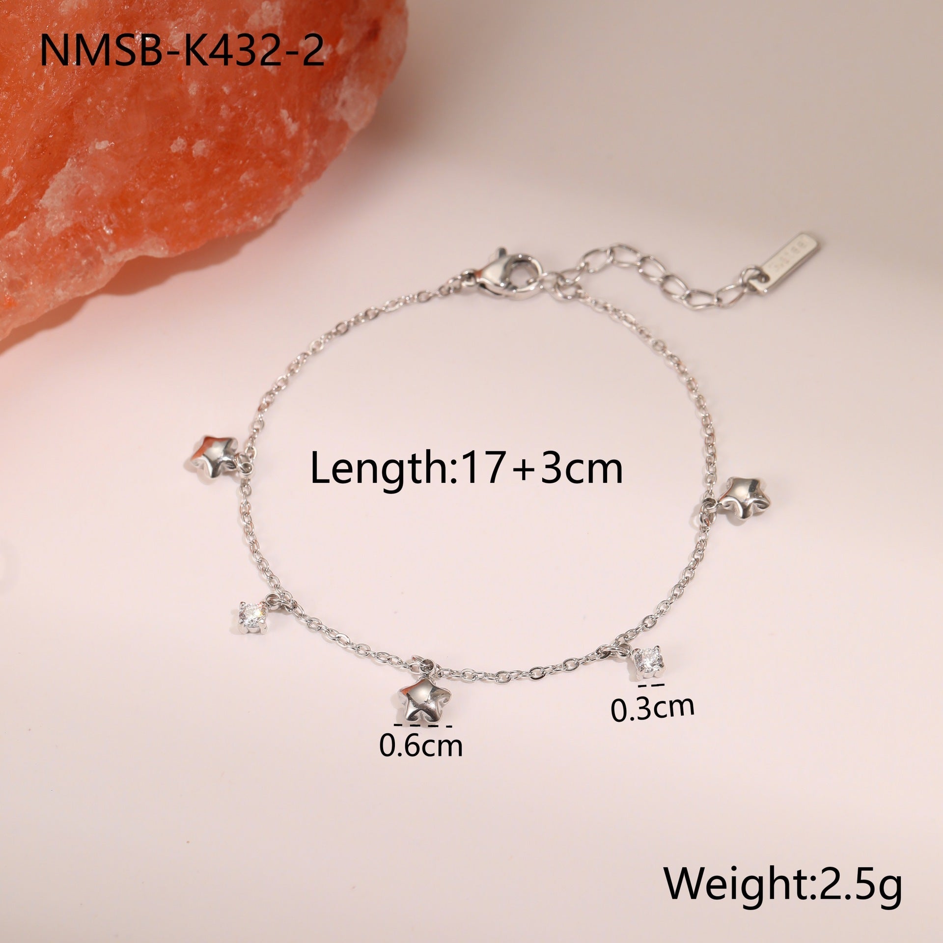 Titanium Steel Bracelet 18K Gold